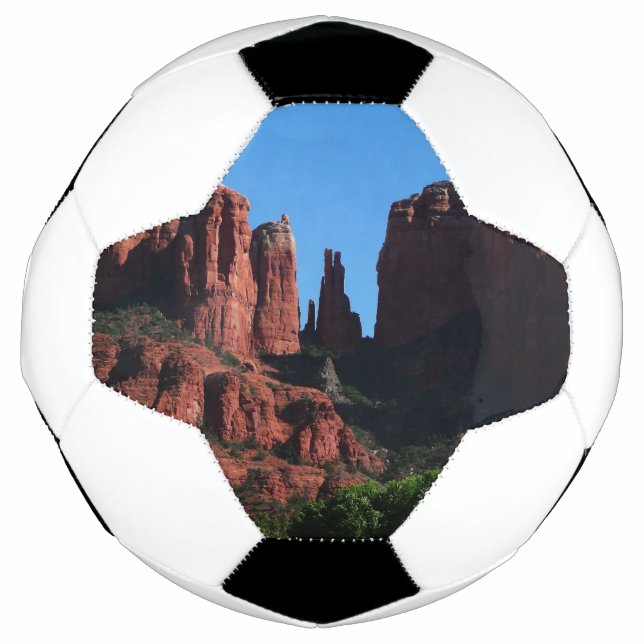 Cathedral Rock in Sedona Arizona Monument Football (Front)
