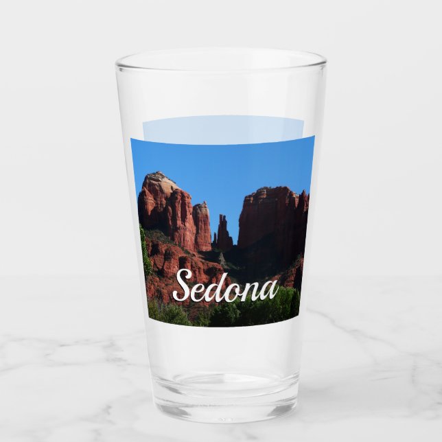 Cathedral Rock in Sedona Arizona Monument Glass (Front)