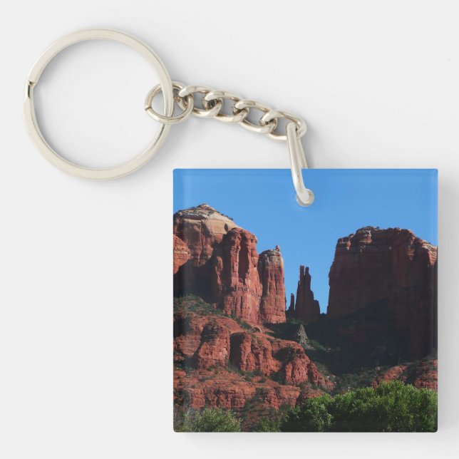 Cathedral Rock in Sedona Arizona Monument Key Ring (Front)