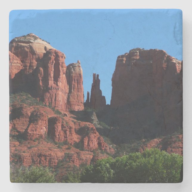 Cathedral Rock in Sedona Arizona Monument Stone Coaster (Front)