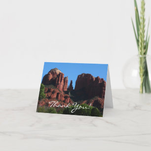 Cathedral Rock in Sedona Arizona Monument Thank You Card