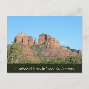 Cathedral Rock landscape postcard