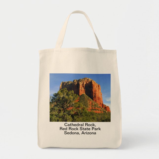 Cathedral Rock Red Rock State Park Sedona Arizona Tote Bag (Front)