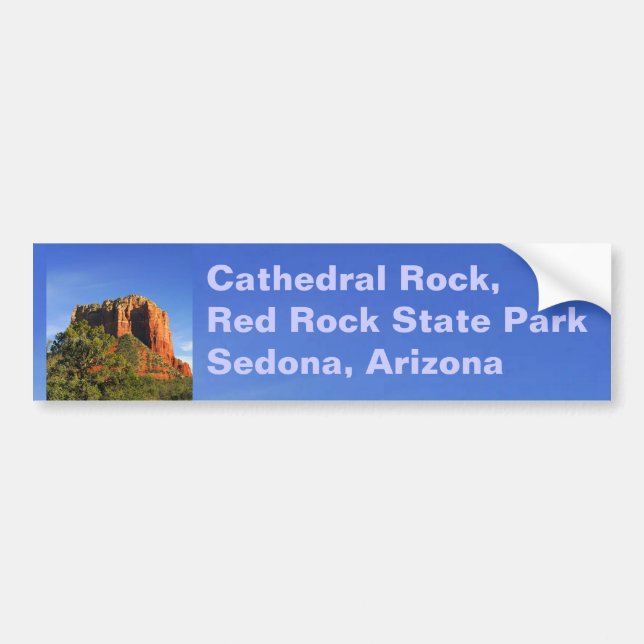Cathedral Rock, Sedona Arizona Bumper Sticker (Front)
