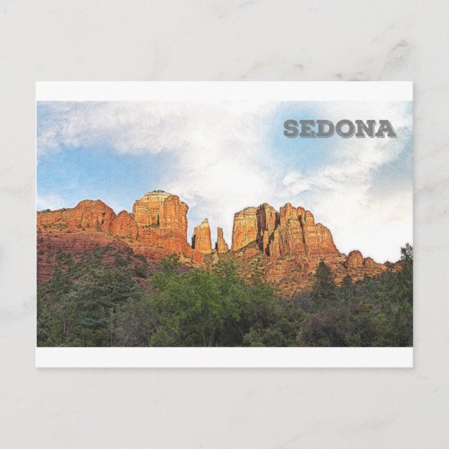 Cathedral Rock - Sedona, AZ Postcard (Front)