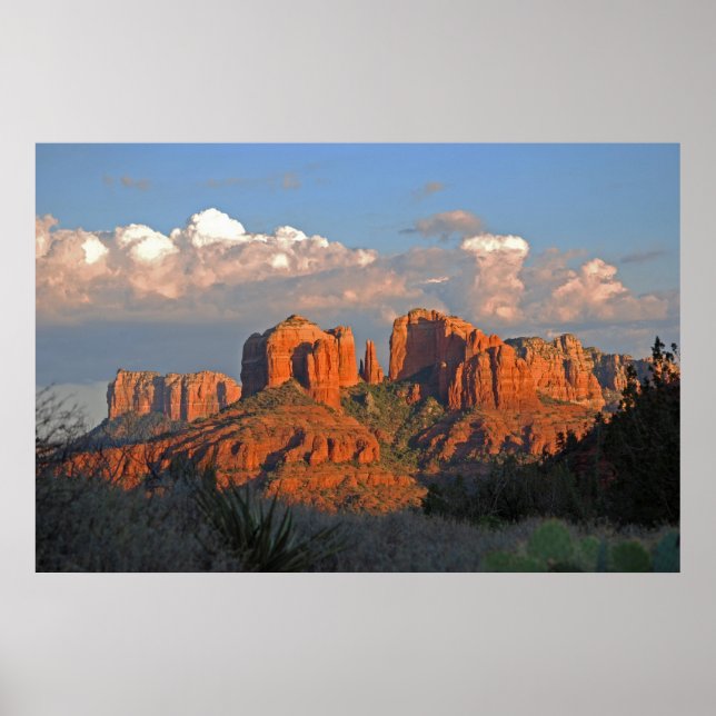 Cathedral Rock Valley 358 Poster (Front)