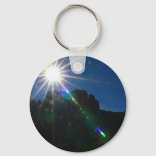 Cathedral Rock Vortex horizontal Key Ring