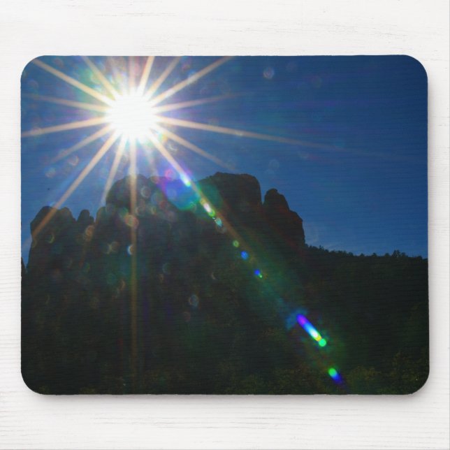 Cathedral Rock Vortex horizontal Mouse Mat (Front)