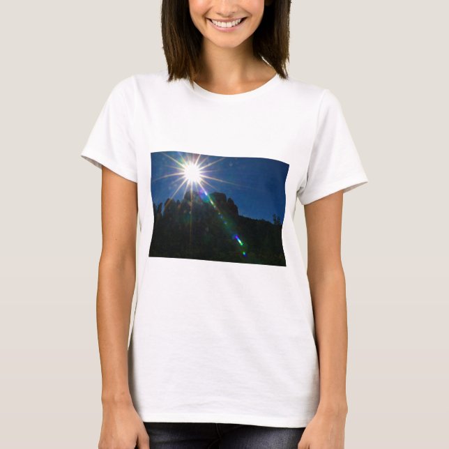 Cathedral Rock Vortex horizontal T-Shirt (Front)