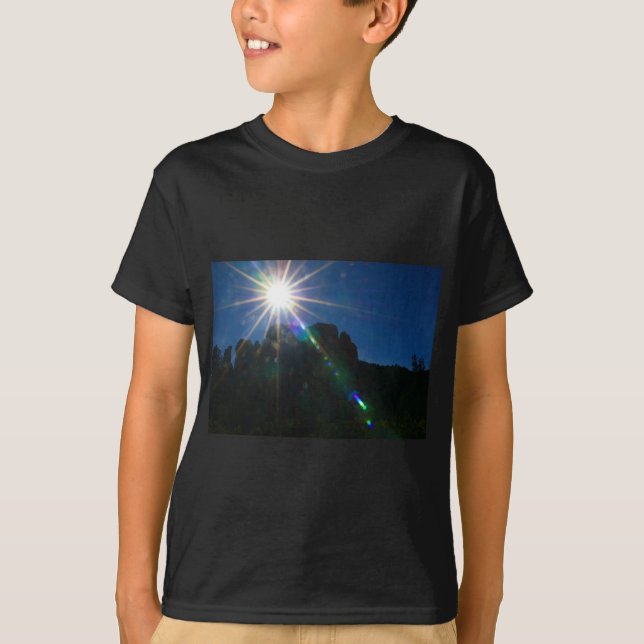 Cathedral Rock Vortex horizontal T-Shirt (Front)