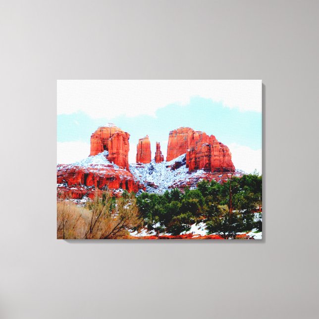 cathedral rock wrapped canvas (Front)