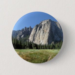 Cathedral Rocks - Yosemite 6 Cm Round Badge