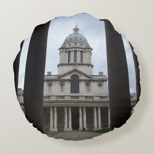Cathedral Round Pillow (Back)