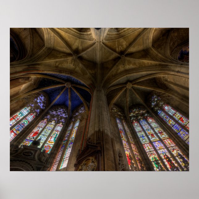 Cathedral Saint-Etienne in Toulouse Poster (Front)
