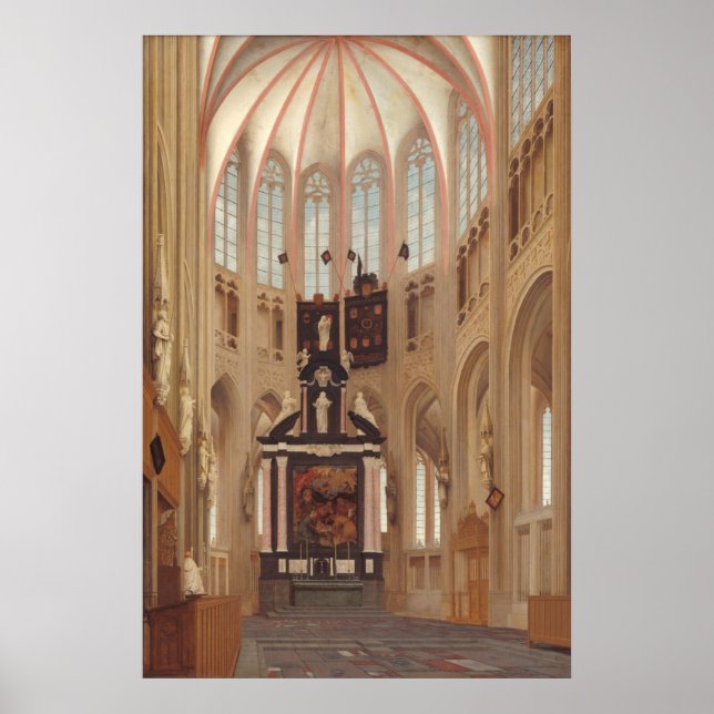 Cathedral Saint John - P Saenredam Fine Art Poster (Front)