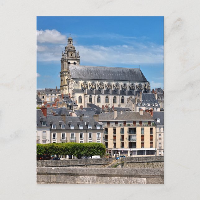 Cathedral Saint Louis at Blois in France Postcard (Front)