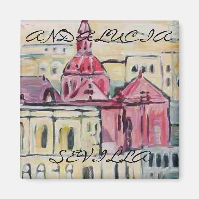 Cathedral_Sevilla, SEVILLA, ANDALUCIA Magnet (Front)