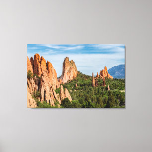 Cathedral Spires Formations Colorado Canvas Print