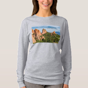 Cathedral Spires Formations Colorado Long Sleeve T-Shirt