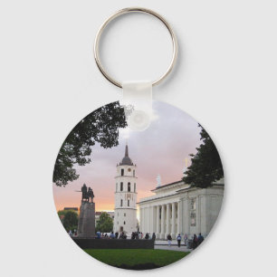 Cathedral Square in Vilnius, LITHUANIA --- Key Ring