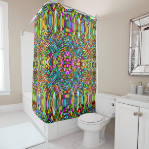 Cathedral Stained Glass Shower Curtain