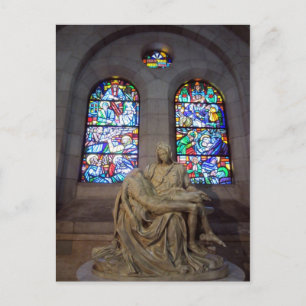 cathedral statue postcard