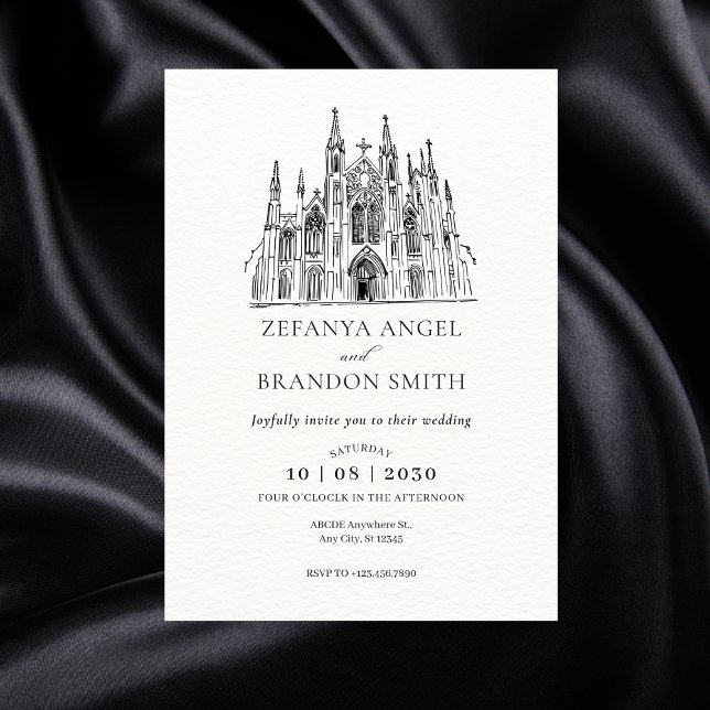 Cathedral wedding  Invitation (Creator Uploaded)