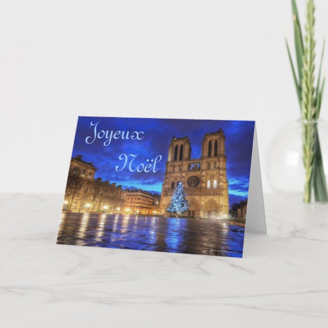Cathédrale Notre-Dame de Paris Holiday Card (Front)