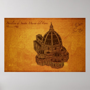 Cathedrals: Basilica di Santa Maria del Fiore Poster