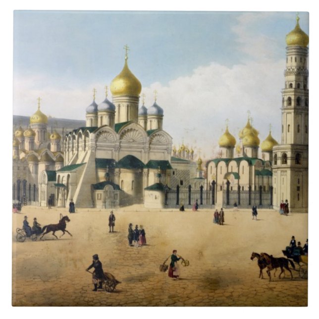 Cathedrals of the Annunciation and the Archangel, Tile (Front)