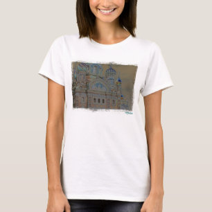 Cathendral St Petersburg, Russian  T-Shirt