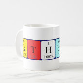 Catherin periodic table name mug (Front Left)