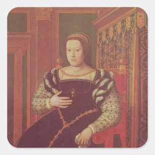 Catherine de Medici, 1585-86 Square Sticker