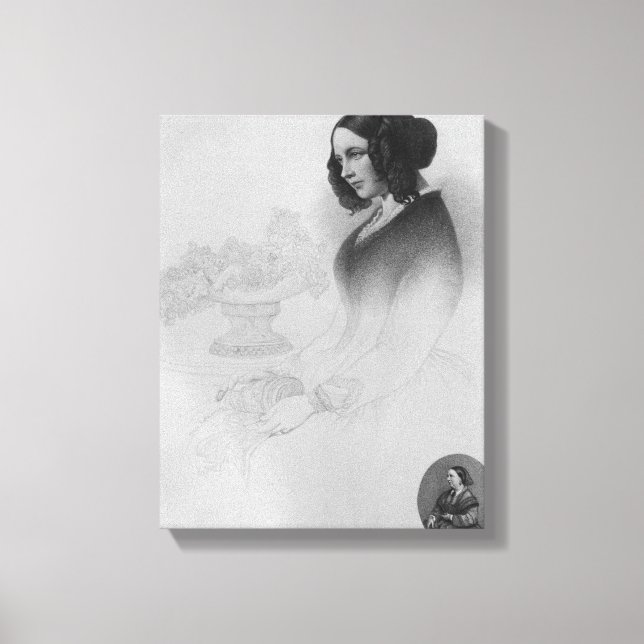 Catherine Dickens Canvas Print (Front)