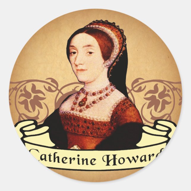 Catherine Howard Classic Round Sticker (Front)