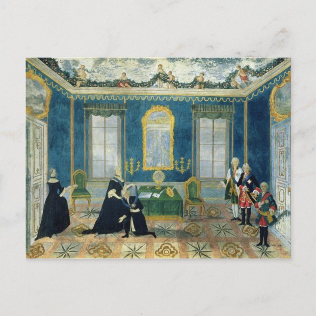 Catherine II recalling Chancellor Alexey Postcard (Front)