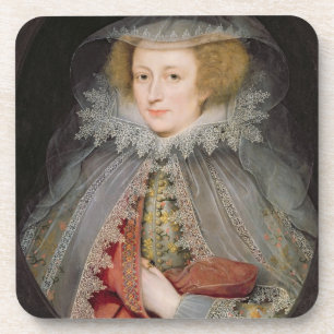 Catherine Killigrew, Lady Jermyn, 1614 (oil on pan Coaster