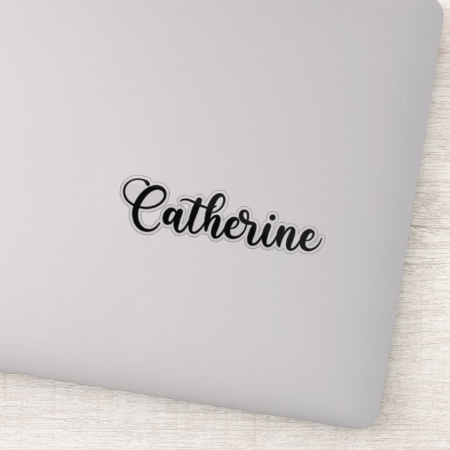 Catherine Name - Handwritten Calligraphy (Detail)