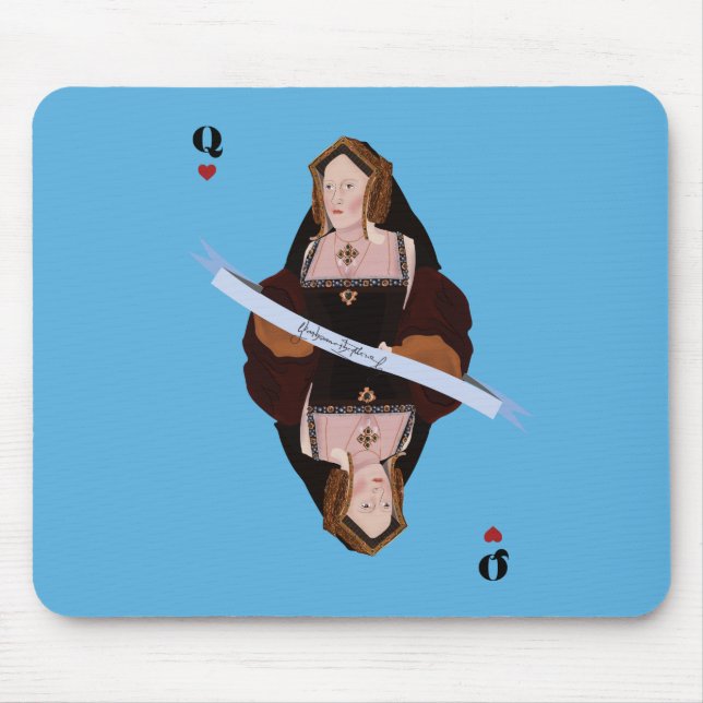 Catherine of Aragon card Mouse Mat (Front)