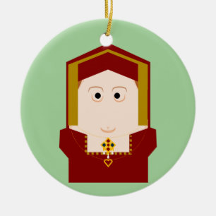 Catherine of Aragon Ceramic Tree Decoration