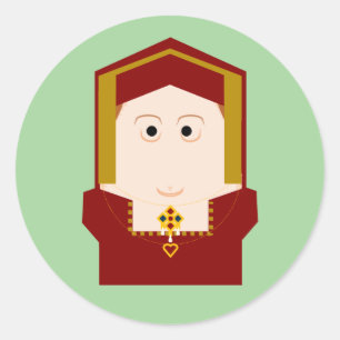 Catherine of Aragon Classic Round Sticker