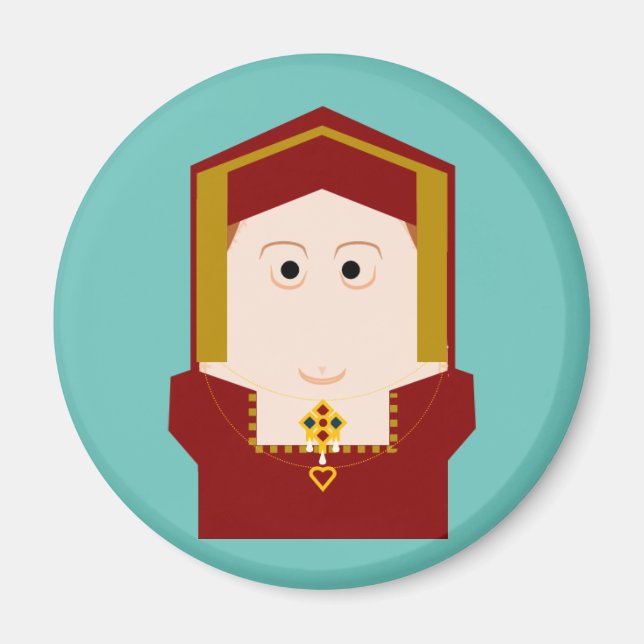 Catherine of Aragon fridge magnet (Front)
