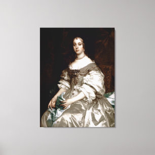 Catherine of Braganza by Sir Peter Lely Canvas Print
