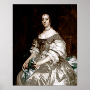 Catherine of Braganza by Sir Peter Lely Poster
