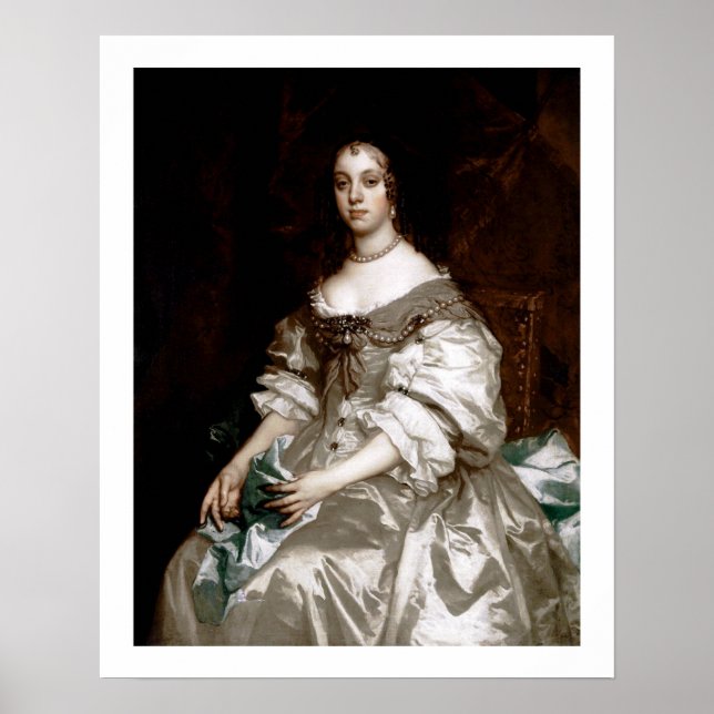 Catherine of Braganza by Sir Peter Lely Poster (Front)
