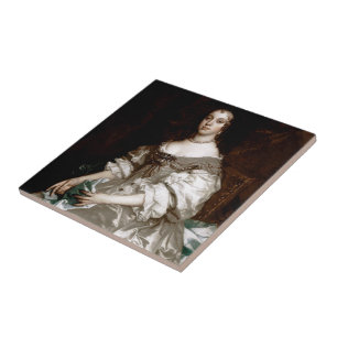 Catherine of Braganza by Sir Peter Lely Tile