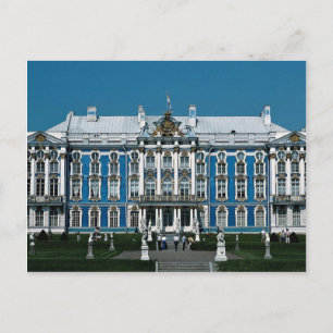 Catherine Palace at Pushkin, Saint Petersburg, Rus Postcard