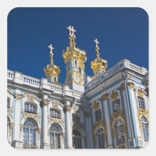 Catherine Palace Chapel detail Square Sticker