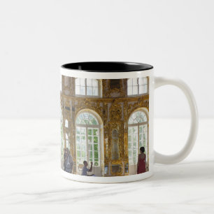Catherine Palace, detail of the Great Hall Two-Tone Coffee Mug