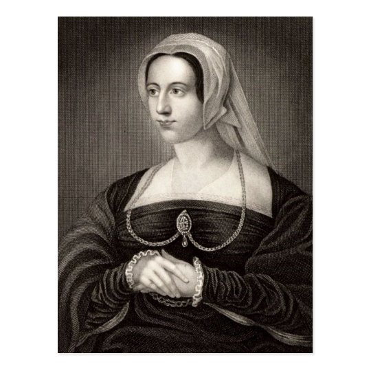 Catherine Parr Portrait Postcard